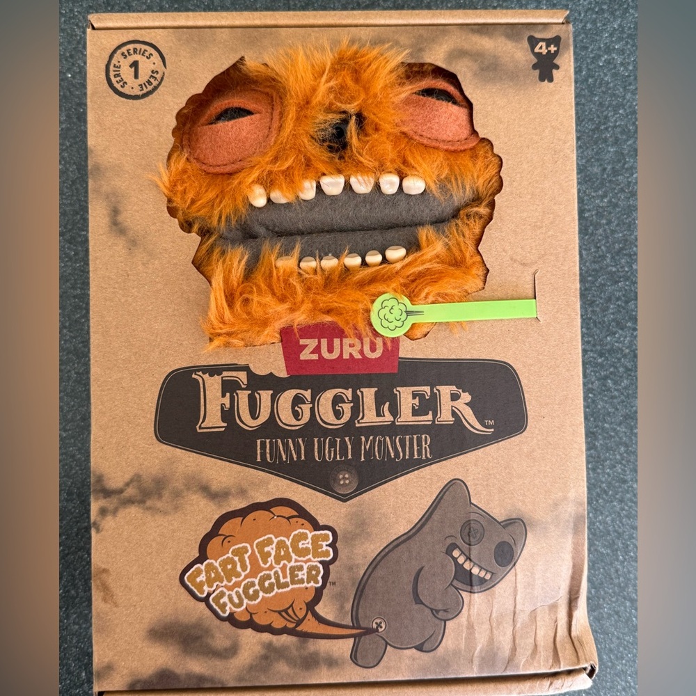 Fuggler zuru funny ugly monster  “count underoo mcgoo “ fart face plus 9” toy